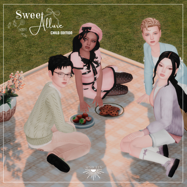 Maxis Match Sweet Allure Child Edition by simsfinds - The Sims 4 Custom Content