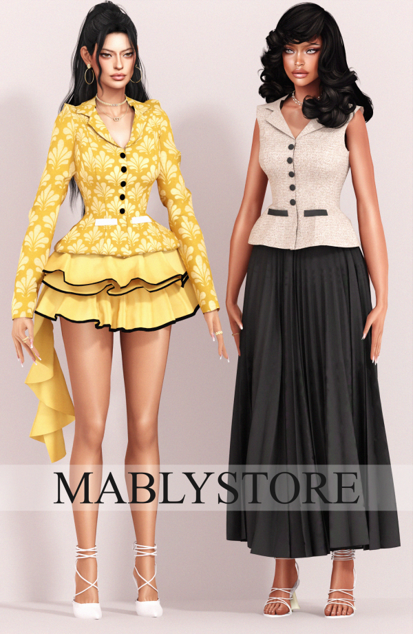 Alpha DIOR MINI COLLECETION by simsfinds - The Sims 4 Custom Content