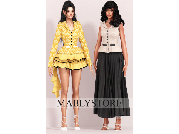 Alpha DIOR MINI COLLECETION by Mably - The Sims 4 Custom Content
