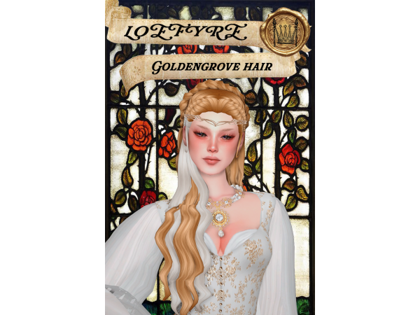 Maxis Match Goldengrove hair - The Sims 4 Custom Content
