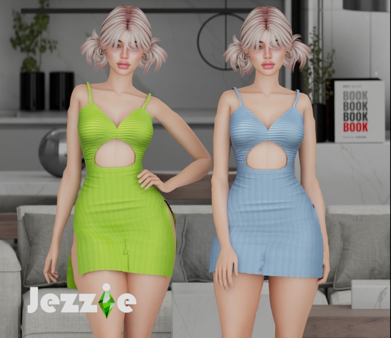 Alpha JEZZIETS4 Maxi Dress by jezziets4 - The Sims 4 Custom Content