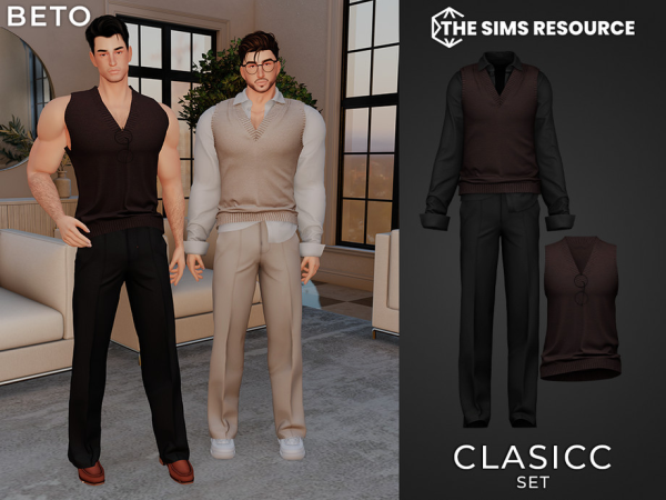 Alpha Classic Set by Beto_ae0 - The Sims 4 Custom Content