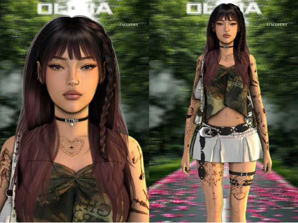 Alpha olivia by simstry - The Sims 4 Custom Content