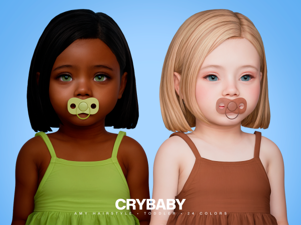 Maxis Match CRYBABY Amy Hairstyle I Toddler (aharris00britney) - The Sims 4 Custom Content