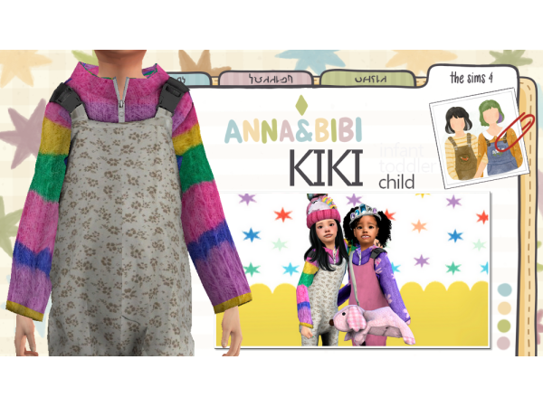 Mix Kiki_CHILD [AnnaBibi] - The Sims 4 Custom Content