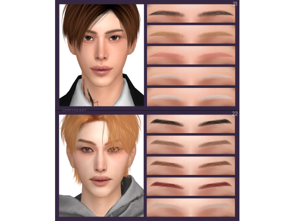 Mix brows21 24 - The Sims 4 Custom Content