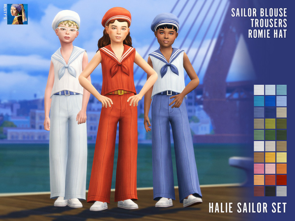 Halie Sailor Set for Child by rustys_cc