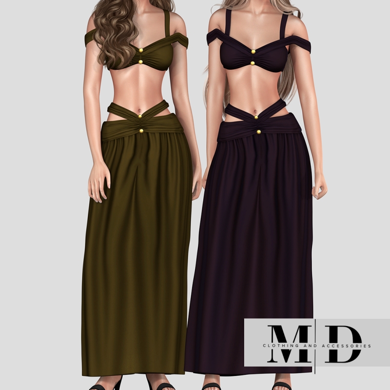 Alpha Daphne Beach Skirt by mydarling20 - The Sims 4 Custom Content