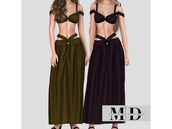 Alpha Daphne Beach Skirt - The Sims 4 Custom Content