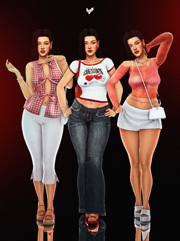 Alpha 𝒞𝒽𝑒𝓇𝓇𝒾𝑒𝓈 Sim Dump by simsfinds - The Sims 4 Custom Content
