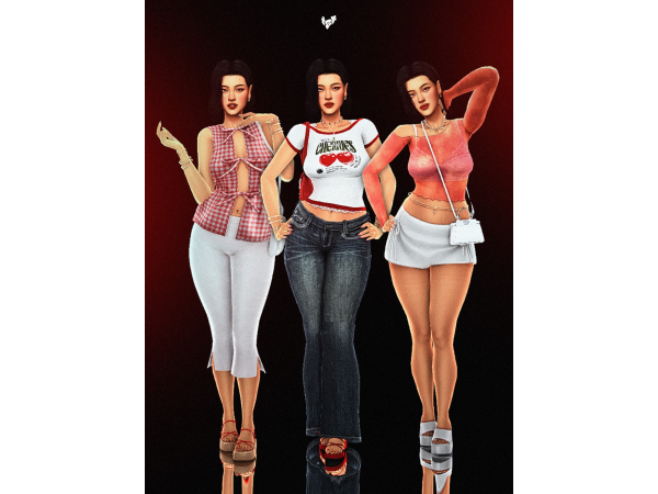 Alpha 𝒞𝒽𝑒𝓇𝓇𝒾𝑒𝓈 Sim Dump by izeseer - The Sims 4 Custom Content