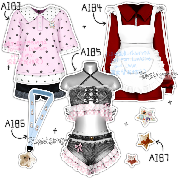 Alpha [LVAN]Collection 31 by simsfinds - The Sims 4 Custom Content