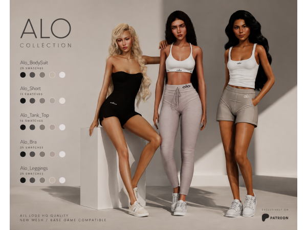 Alpha ALO COLLECTION by NAyssccStore - The Sims 4 Custom Content