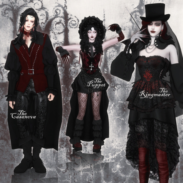 Mix ℭ𝔯𝔦𝔪𝔰𝔬𝔫 𝔊𝔞𝔩𝔬𝔯𝔢 pt1 by simsfinds - The Sims 4 Custom Content