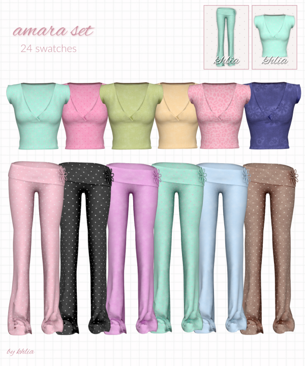 Maxis Match amara set by simsfinds - The Sims 4 Custom Content