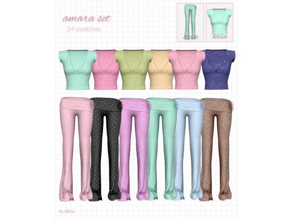 Maxis Match amara set by khlia - The Sims 4 Custom Content