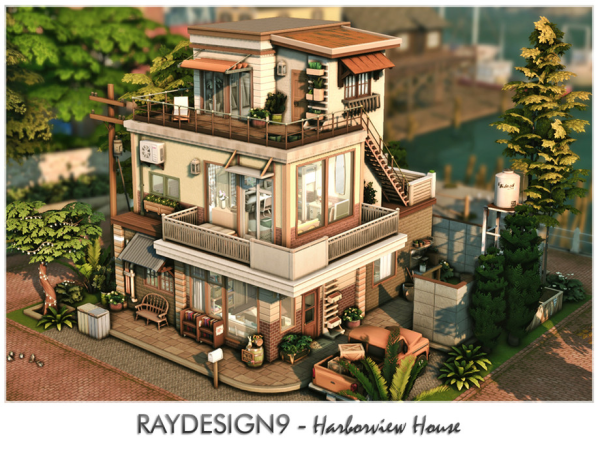 Maxis Match Harborview House by RayDesign9 - The Sims 4 Custom Content