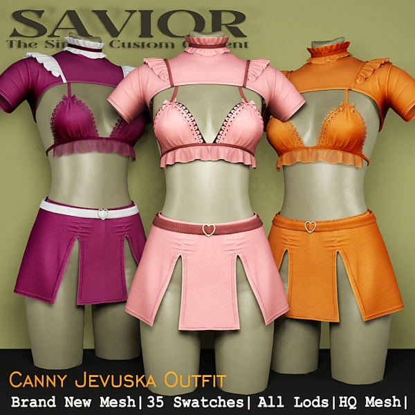 Alpha Svr_Canny Jevuska Outfit by saviorts4 - The Sims 4 Custom Content