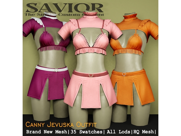 Alpha Svr_Canny Jevuska Outfit - The Sims 4 Custom Content