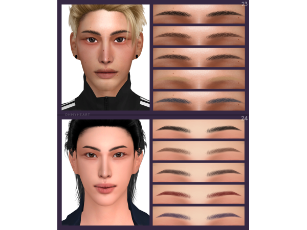 Mix brows21 24 - The Sims 4 Custom Content