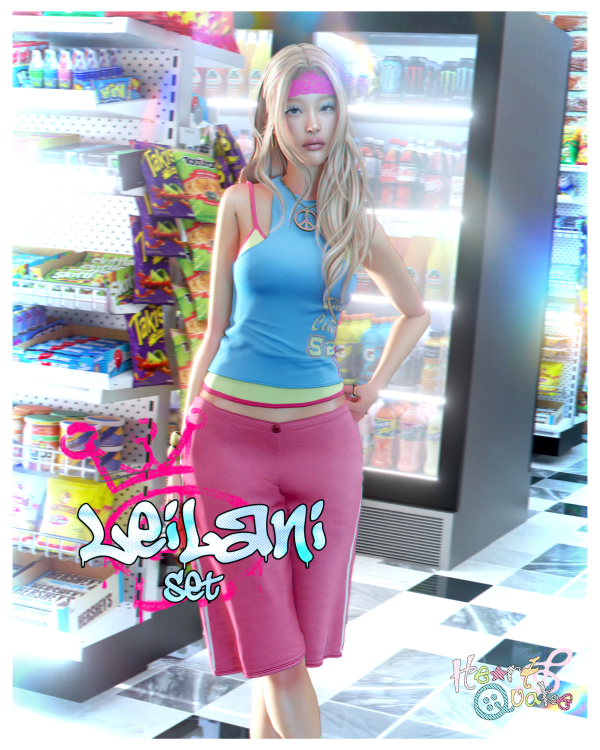 Mix heartquake leilani set by simsfinds - The Sims 4 Custom Content