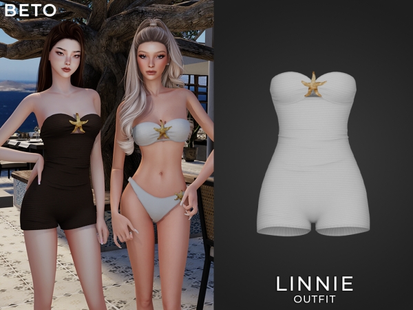Alpha Linnie (Outfit) by Beto_ae0 - The Sims 4 Custom Content