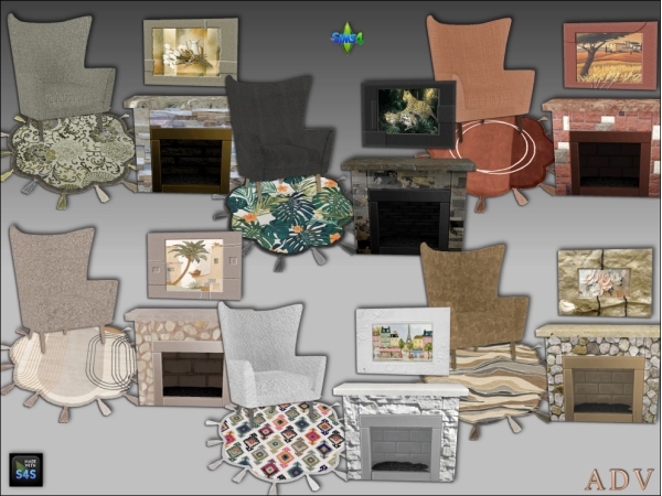 Mix Nook Sets - The Sims 4 Custom Content