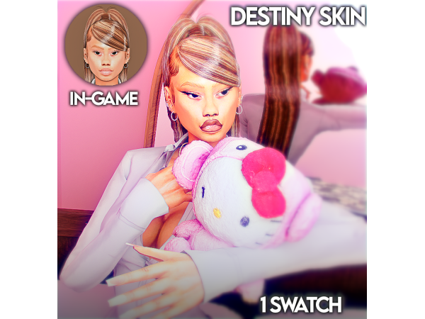 Alpha Destiny Skin by CutiePoeGirl - The Sims 4 Custom Content