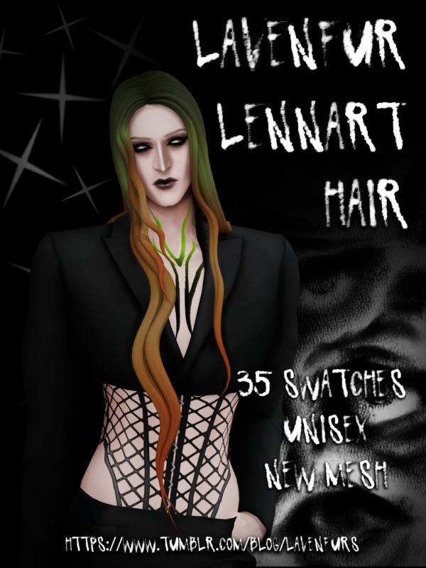Maxis Match 𝙻𝙰𝚅𝙴𝙽𝙵𝚄𝚁 𝙻𝙴𝙽𝙽𝙰𝚁𝚃 𝙷𝙰𝙸𝚁 by simsfinds - The Sims 4 Custom Content