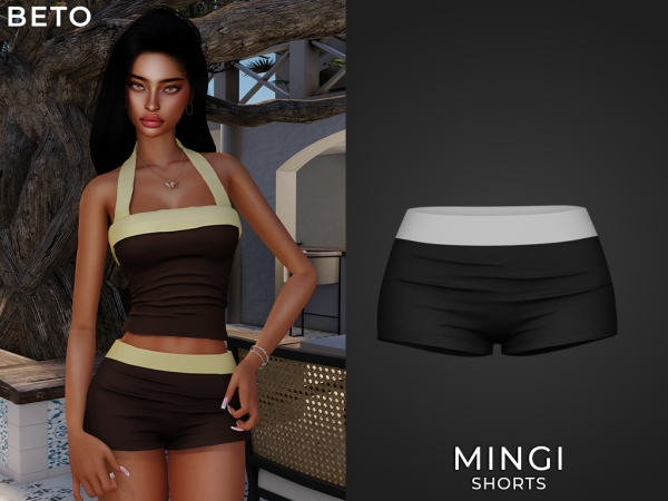 Alpha Mingi (Shorts) by Beto_ae0 - The Sims 4 Custom Content