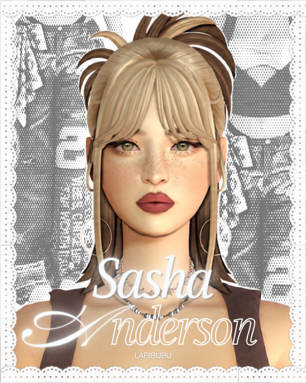 Maxis Match Sasha Anderson by simsfinds - The Sims 4 Custom Content