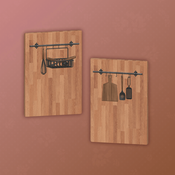 Alpha Grin Counter End Trims (Left and Right) by arwenkaboom - The Sims 4 Custom Content