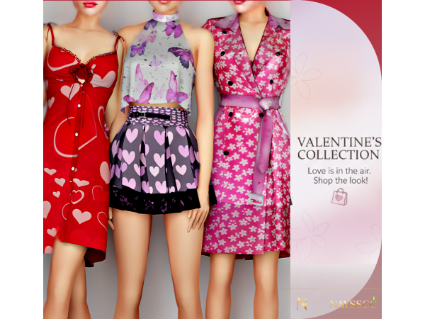 Alpha Valentines Collection Date Night Mini Set by NAyssccStore - The Sims 4 Custom Content