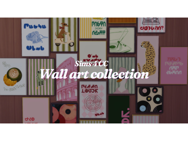 Maxis Match New wall art collection is here by nenastia - The Sims 4 Custom Content