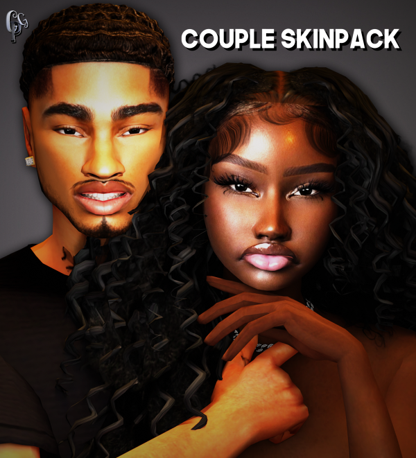Alpha COUPLE SKIN PACK by simsfinds - The Sims 4 Custom Content
