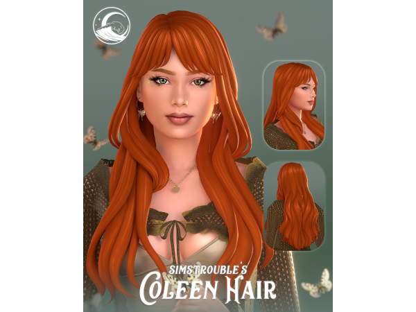 Maxis Match Coleen Hairstyle Set by simstrouble - The Sims 4 Custom Content