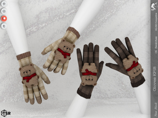 Mix Gloves KP1B Child by KaTPurpura - The Sims 4 Custom Content