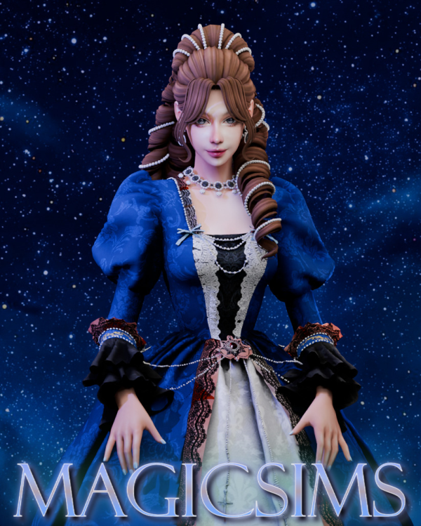 Maxis Match Alessia hair Magic_sims by simsfinds - The Sims 4 Custom Content