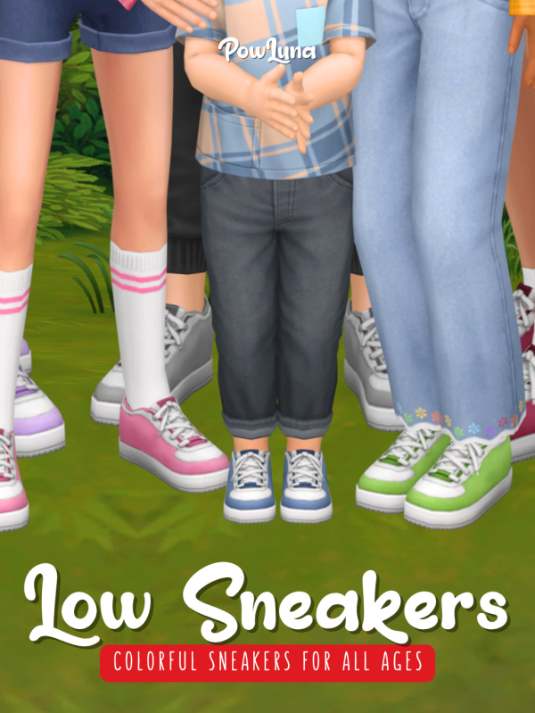 Maxis Match LOW SNEAKERS by simsfinds - The Sims 4 Custom Content