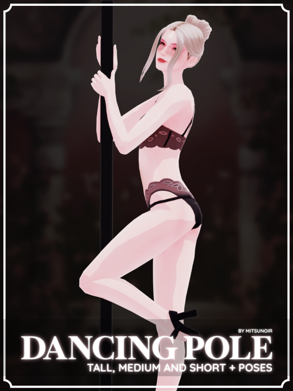 Mix Dancing Pole Poses by simsfinds - The Sims 4 Custom Content