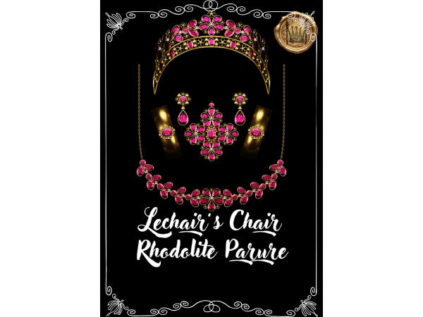 Alpha Rhodolite parure by lechairschair - The Sims 4 Custom Content