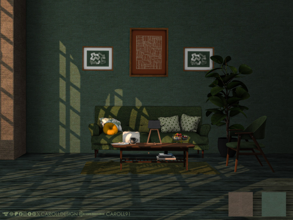 Alpha Terroso Wall 2 - The Sims 4 Custom Content