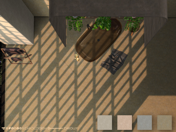 Alpha Intonacare Floor by carolldesign - The Sims 4 Custom Content