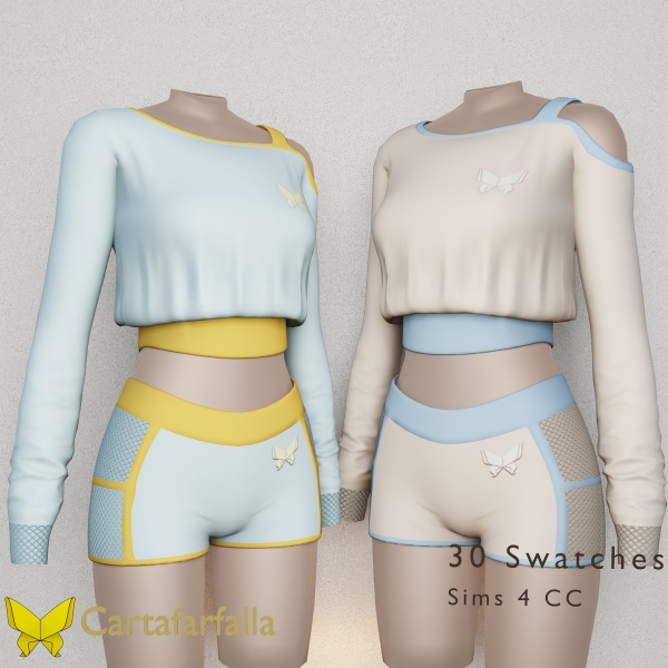 Alpha Cartafarfalla Lumika by cartafarfalla - The Sims 4 Custom Content