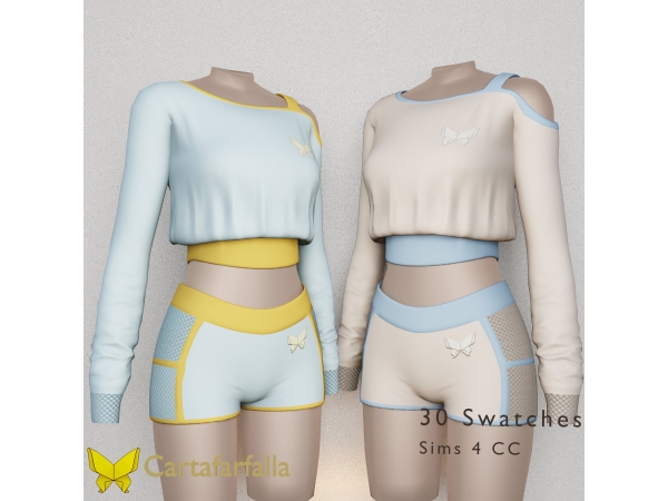 Alpha Cartafarfalla Lumika - The Sims 4 Custom Content