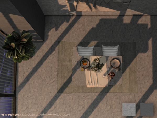 Alpha Intonacare Floor 2 by carolldesign - The Sims 4 Custom Content