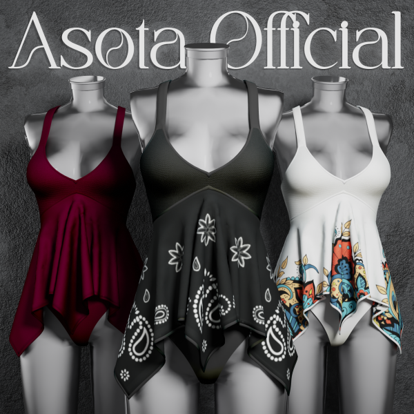 Alpha [ASOTA OFFICIAL] Danna Outfit by asotaofficial - The Sims 4 Custom Content