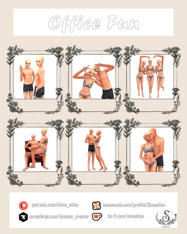 Mix Office Fun by simmer_creator - The Sims 4 Custom Content