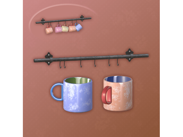 Alpha Grin Cup and Cups Holder - The Sims 4 Custom Content