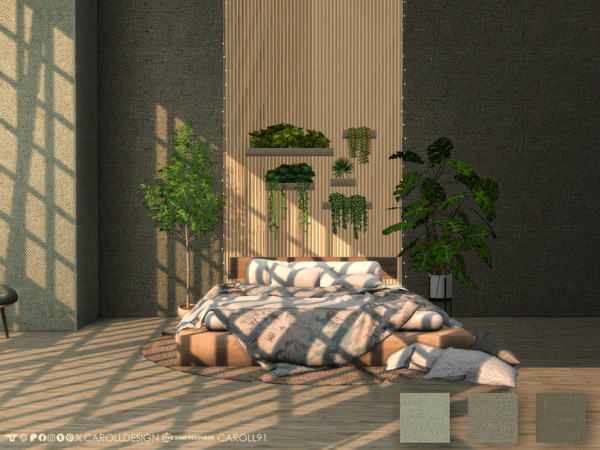 Alpha Terroso Wall - The Sims 4 Custom Content